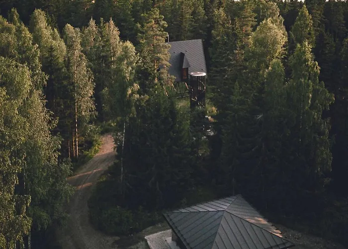 Jaktstuga Pan Treetop Asnes